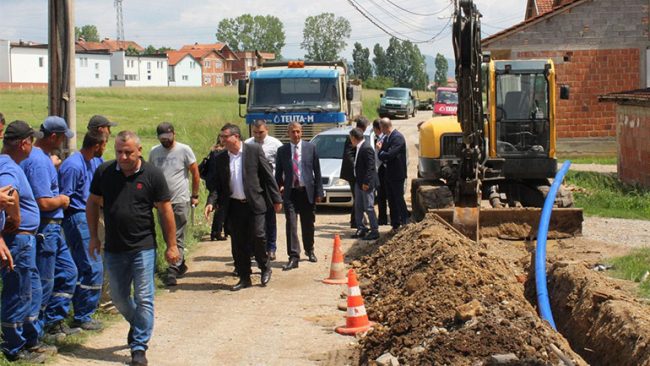 Haziri: Në tetor funksionalizohet ujësjellësi në Bresalc, Ponesh, Zhegoc, Muhaxherët e Livoqit, Lladovë, Vrapçiq e Verbicë të​ Kmetocit
