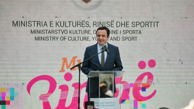 Kryeministri Kurti: Fuqia e rinisë sonë është brenda shtetit, për të na shtyrë drejt zhvillimit
