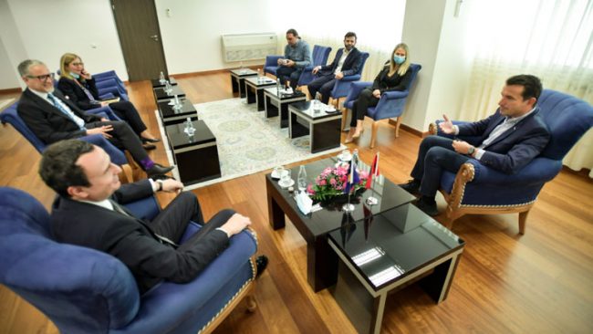 Kryeministri Kurti priti në takim kryebashkiakun e Tiranës, Erion Veliaj