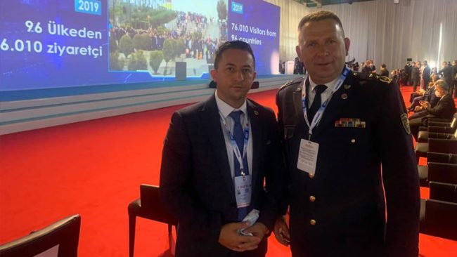 Ministri Mehaj merr pjesë në Panairin e njohur të industrisë së mbrojtjes, IDEF-21, në Stamboll