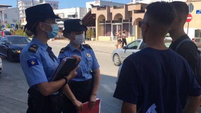Gjilan: Angazhime policore në funksion të sensibilizimit qytetar për respektim të masave anticovid