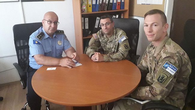 Policia e Kosovës bashkë me KFOR-it amerikan të përkushtuar për sigurinë e qytetarëve