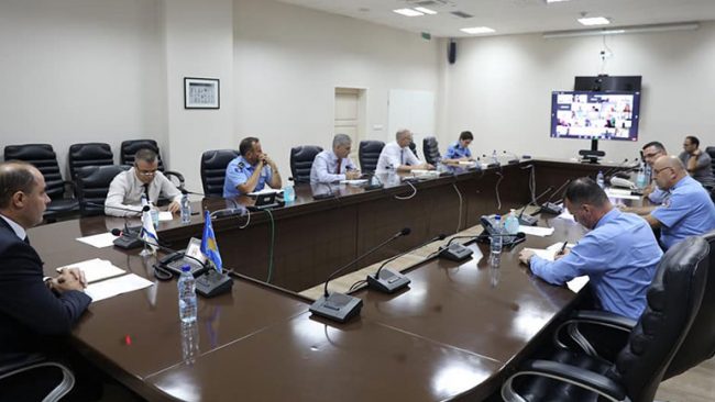 Drejtori i Përgjithshëm i PK-së, takim me stafin e lartë të PK-së dhe drejtorët e Drejtorive Rajonale Policore