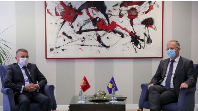 Zëvendëskryeministri Bislimi priti në takim të ngarkuarin e ri me punë në Ambasadën e Malit të Zi në Kosovë, Mirsad Biboviq