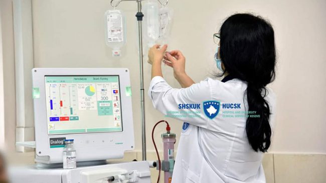 Reparti i Dializës: Që nga fillimi i Pandemisë, u trajtuan 348 pacientë me Covid, gjersa u ofruan 1 mijë e 50 shërbime të dializës