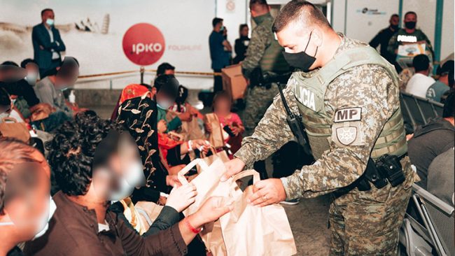FSK shembull i përkushtimit dhe angazhimit profesional në operacionin humanitar për pritjen e refugjatëve afgan