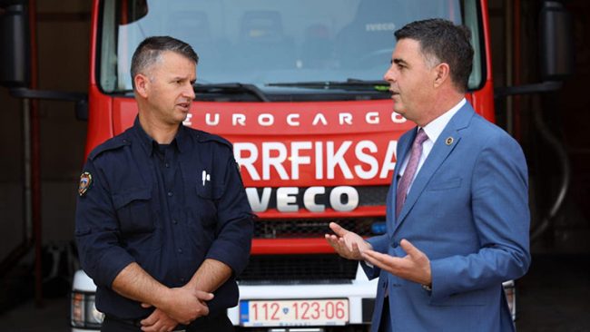 Investimi dhe mbështetja e vazhdueshme për Zjarrfikësit është investim direkt në sigurinë e qytetarëve