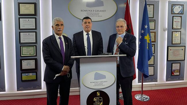Haziri pret Fahrettin Gulener, konsull nderi i Republikës së Kosovës dhe qytetar nderi i Gjilanit