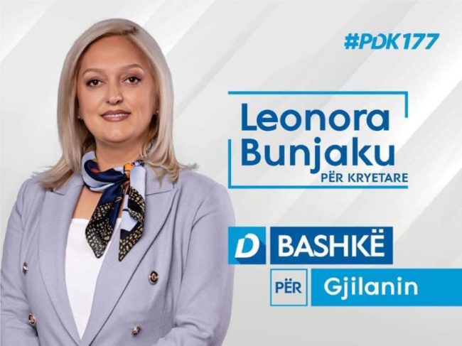 Me Leonorën në krye të Komunës së Gjilanit! Votoni numrin 177