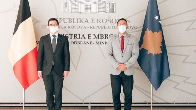 Ministri Mehaj priti në takim shefin e Zyrës Diplomatike të Belgjikës, Julien Sassel
