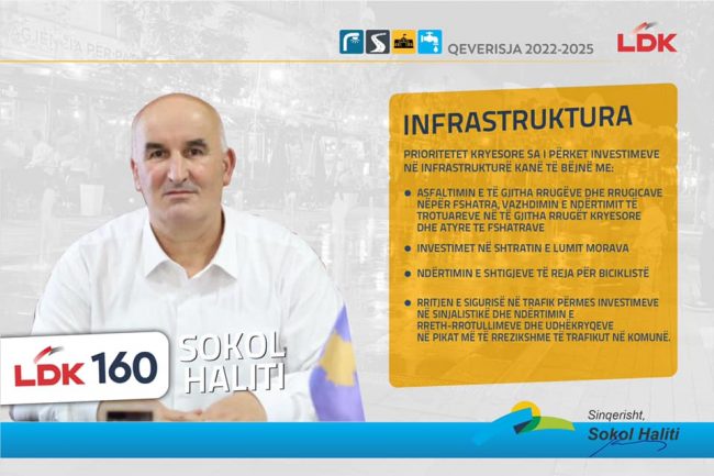 Pikat kryesore të mandatit qeverisës që kanë të bëjnë me Infrastrukturën