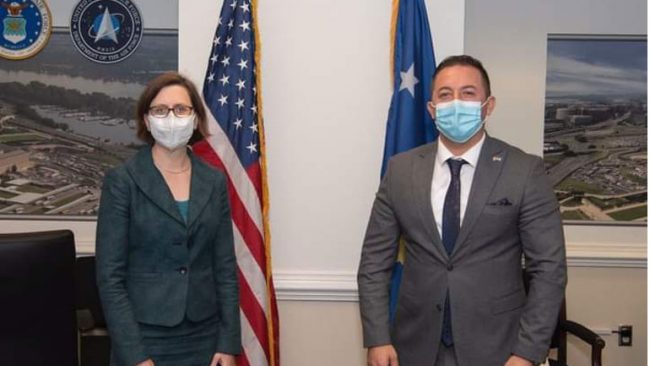 Ministrit Mehaj i rikonfirmohet nga znj. Cooper, mbështetja e plotë nga Departamenti Amerikan i Mbrojtjes