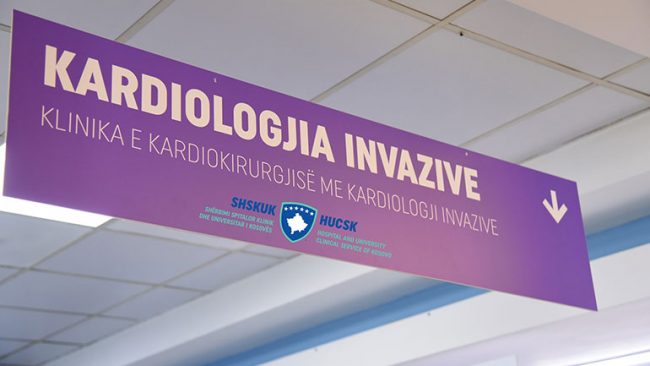 Në Kardiologjinë Invazive dezinfektohen hapësirat ku po trajtoheshin pacientët me covid