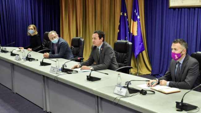 Kryeministri Kurti priti delegacionin e Parlamentit Evropian të udhëhequr nga Viola Von Cramon