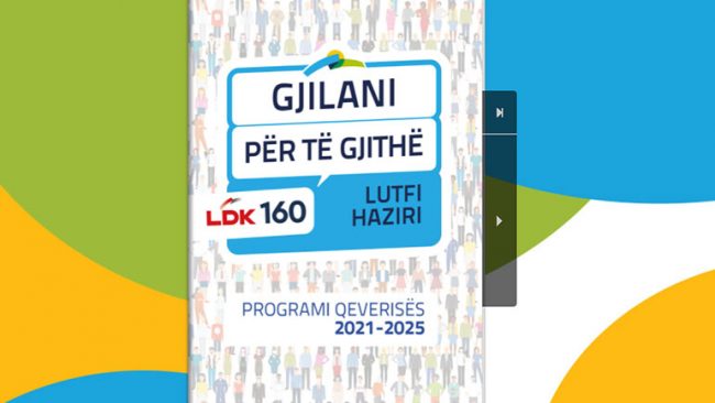 LDK publikon programin zhvillimor Gjilani 2021 + edhe në versionin online