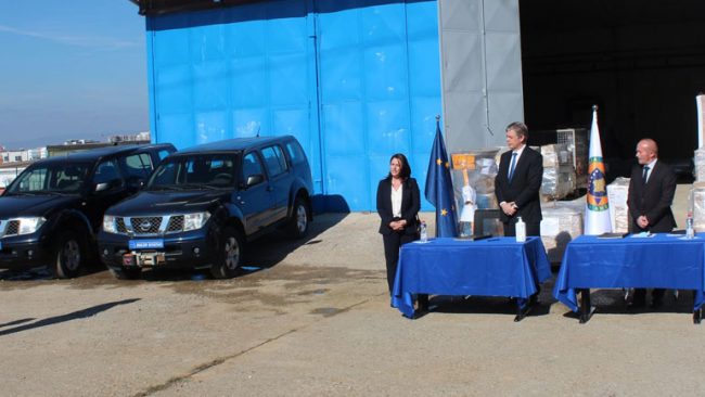 Agjencia e Menaxhimit Emergjent pranon donacion nga EULEX-i