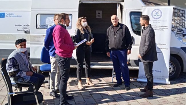 Haliti vizitoi ekipin mobil të Agjencisë për Ndihmë Juridike Falas, ju bënë ftesë qytetarëve vitias të shfrytëzojnë këtë mundësi!