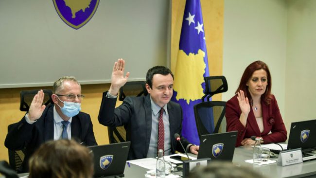 Qeveria e Kosovës miratoi projektbuxhetin për vitin 2022