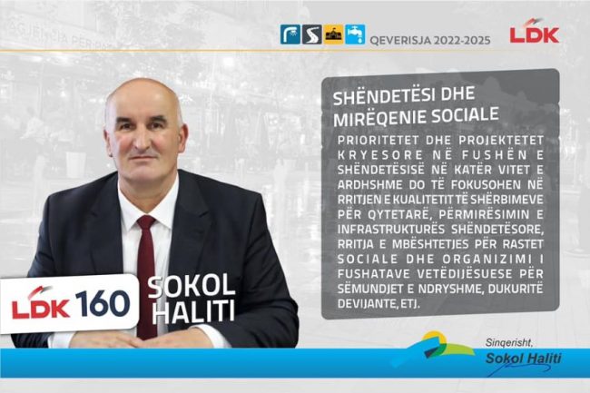 Prioritetet dhe projektet kryesore në fushën e shëndetësisë dhe mirëqenies sociale