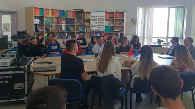 Një delegacion i UKZ viziton Universitetin e Vlorës