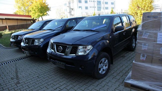 IPK pranoi donacion vetura dhe pajisje të ndryshme nga misioni i EULEX-it