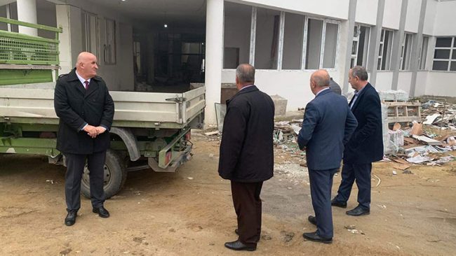 Rifillojnë punimet në shkollën e Pozheranit, kryetari Haliti kërkon rritjen e dinamikës së punës
