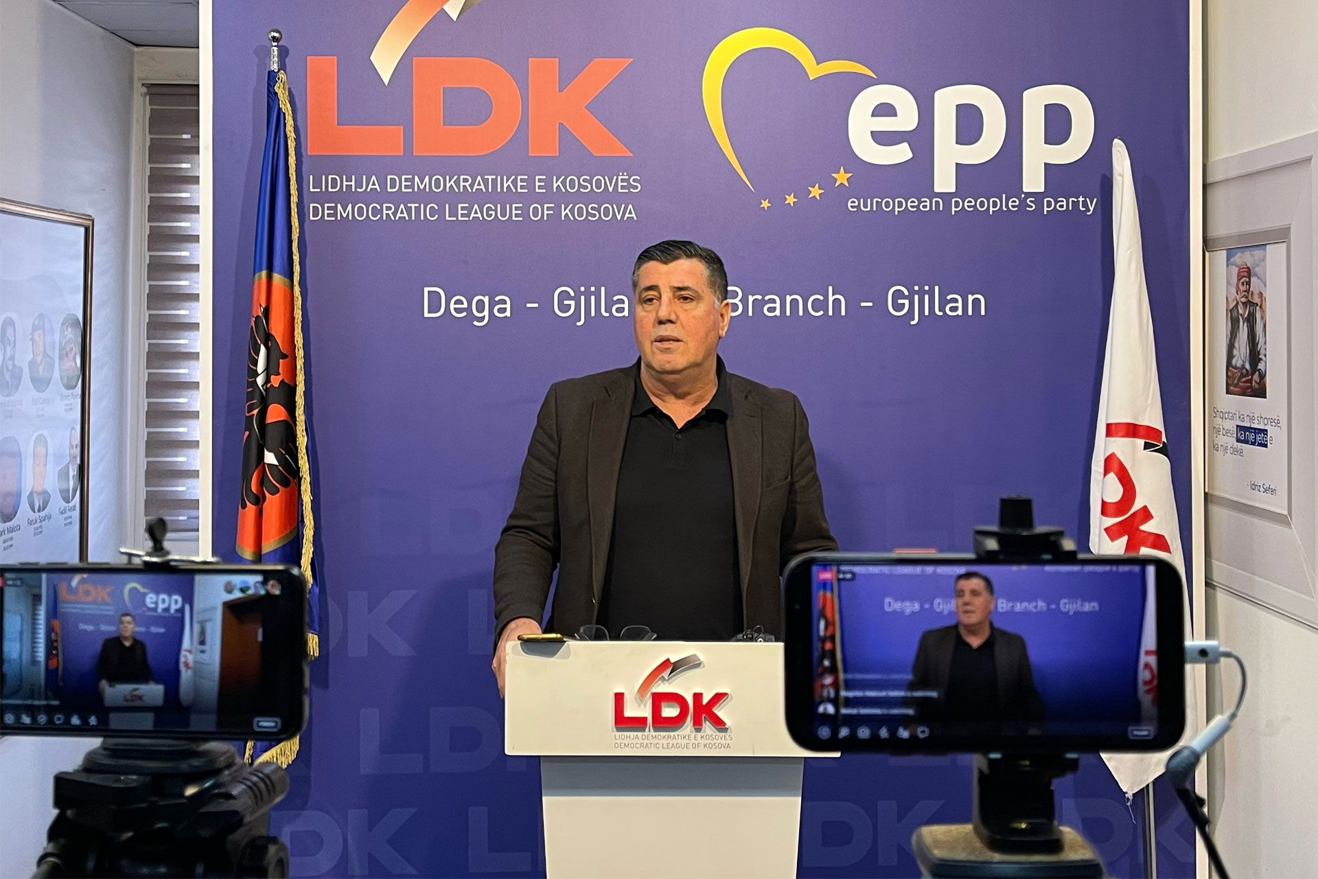 Haziri: Edhe pse jemi në rolin e opozitës, kemi një mbështetje të madhe të popullatës dhe jemi partia e parë në Gjilan￼
