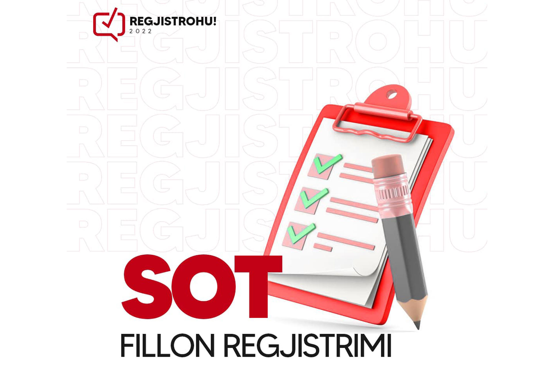Musliu: Sot kemi të gjithë një kauzë, të regjistrohemi!