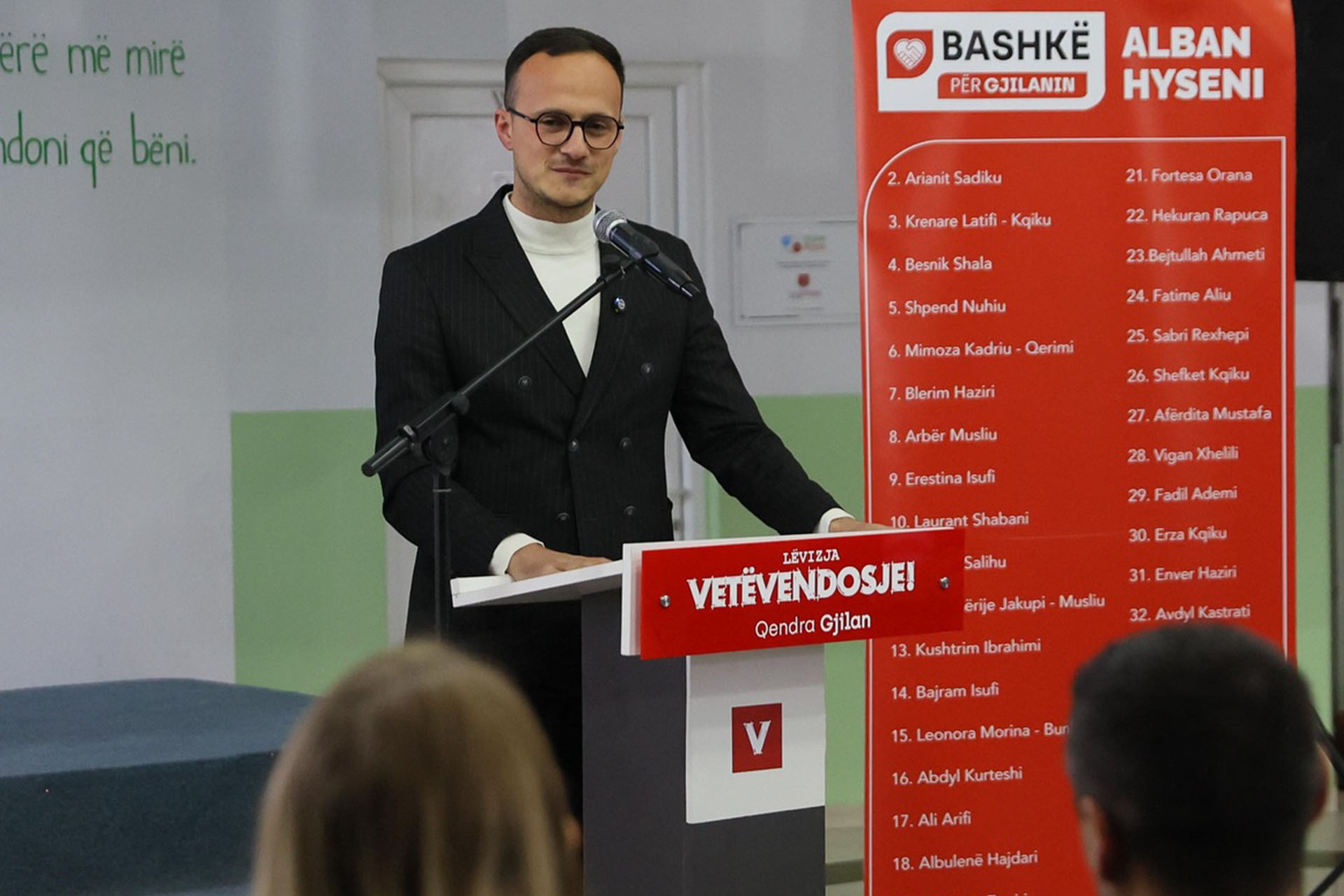 Hyseni falenderon qytetarët, aktivistët si dhe përkrahësit që e votuan në zgjedhjet e  12 tetorit