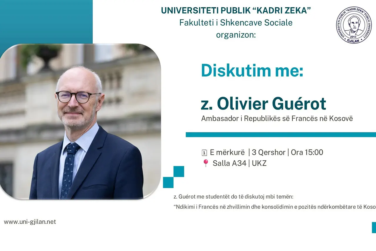 Ambasadori francez në një diskutim të hapur përball studentëve dhe stafit të UKZ-së