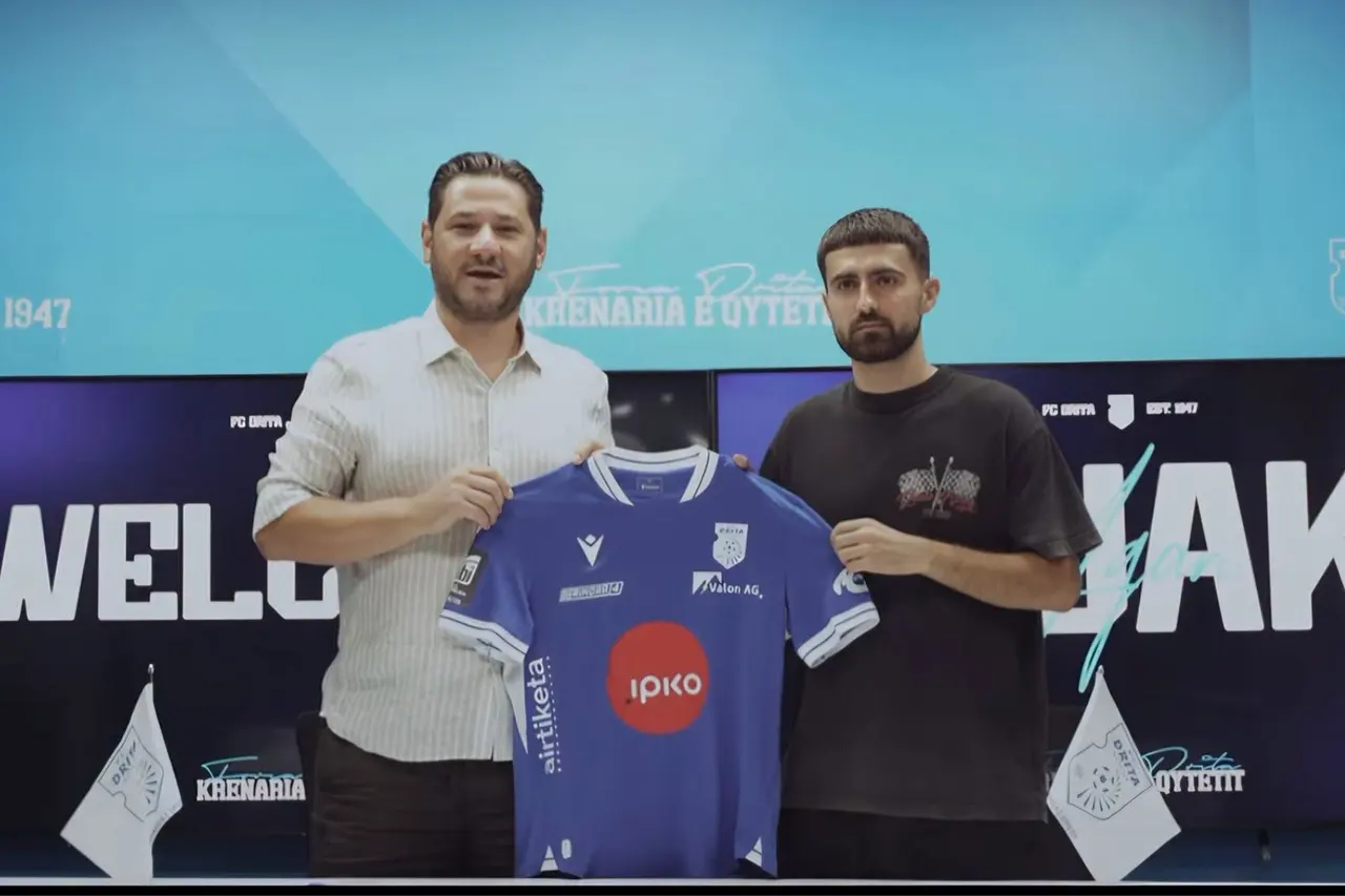FC Drita prezanton prurjen e re, Agan Mjakin