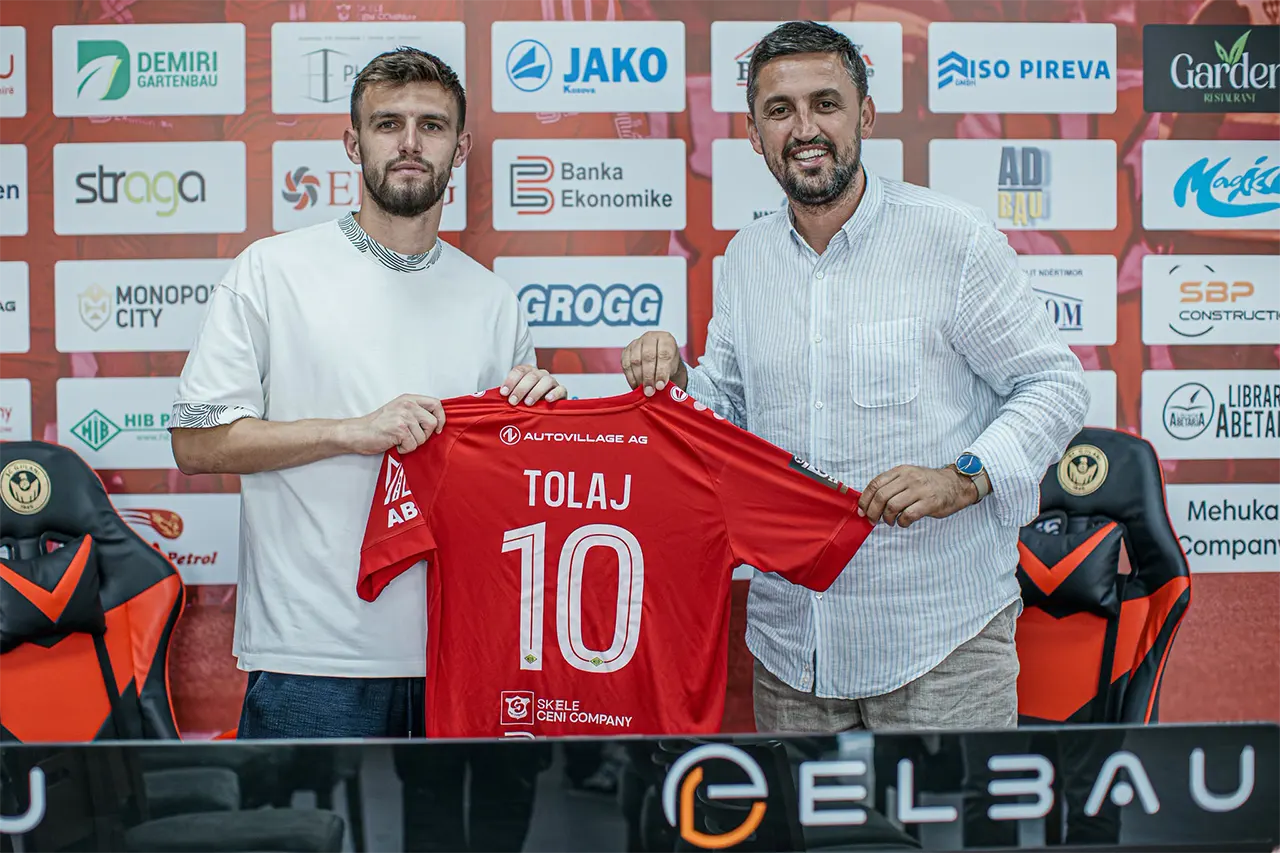 Bleart Tolaj ka firmosur kontratë dyvjeçare me Gjilanin