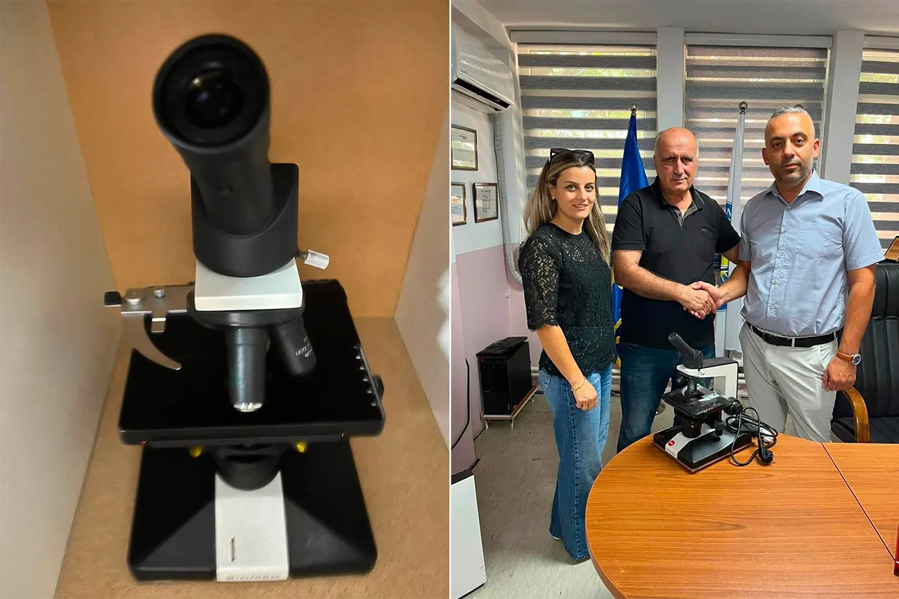 Gjimnazi “Zenel Hajdini”, falënderon Isuf Behlulin për ndihmën e vazhduar, sot kontribuoi me mikroskop për Aktivin e Shkencave