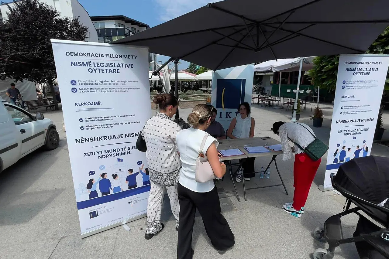 IKD: Qytetarët e Gjilanit po e mbështesin nismën legjislative qytetare