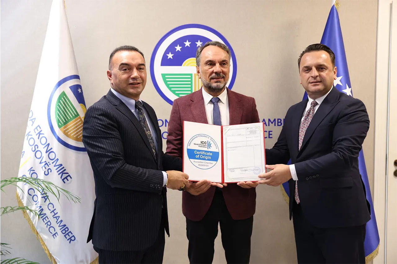 Oda Ekonomike e Kosovës lëshon certifikatën e parë të origjinës “Made in Kosova”