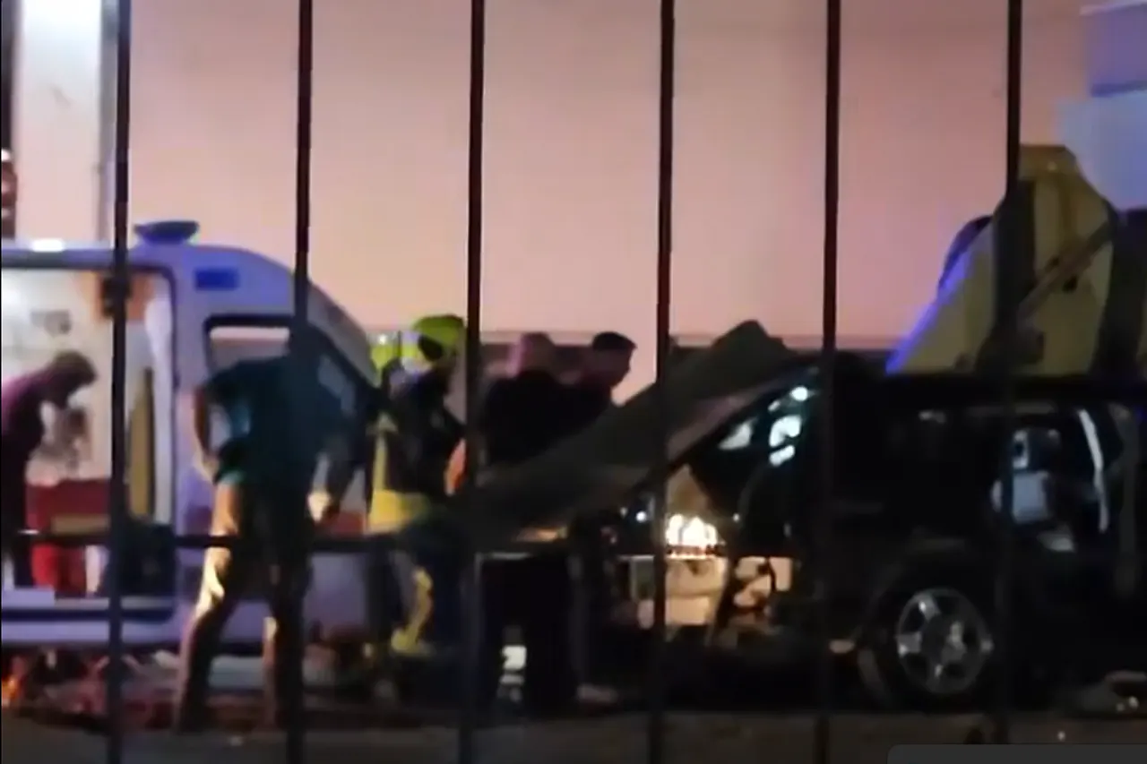 Policia e Gjilanit: Nga shpërthimi i automjetit, dy të lënduar, vozitësi me lëndime të rënda, pasagjerja e lënduar lehtë