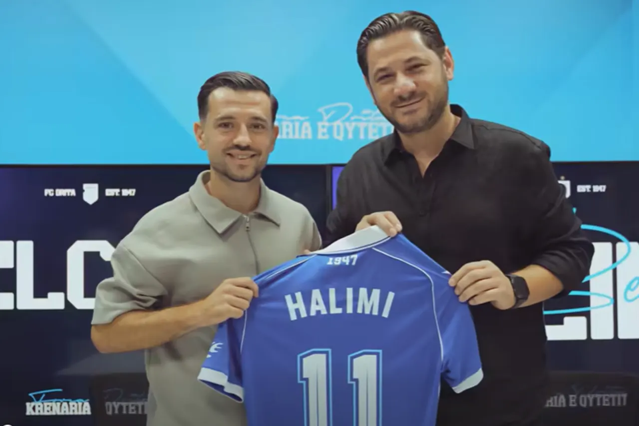 Futbollisti Besar Halimi vishet “bardh e kaltër”
