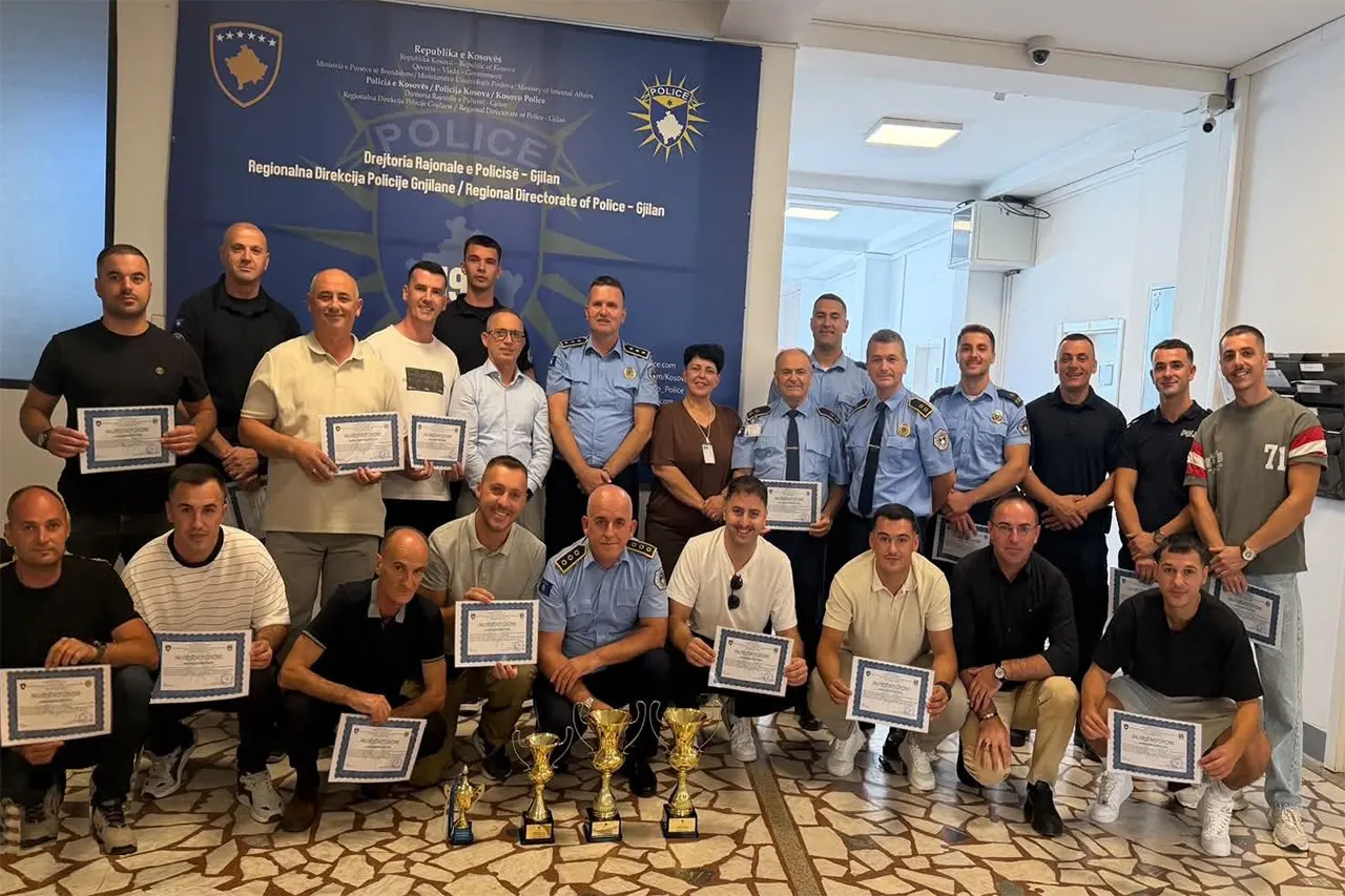 Drejtoria Rajonale e Policisë në Gjilan ka arritur rezultate kulminante në garat sportive për 27-vjetorin e Policisë së Kosovës