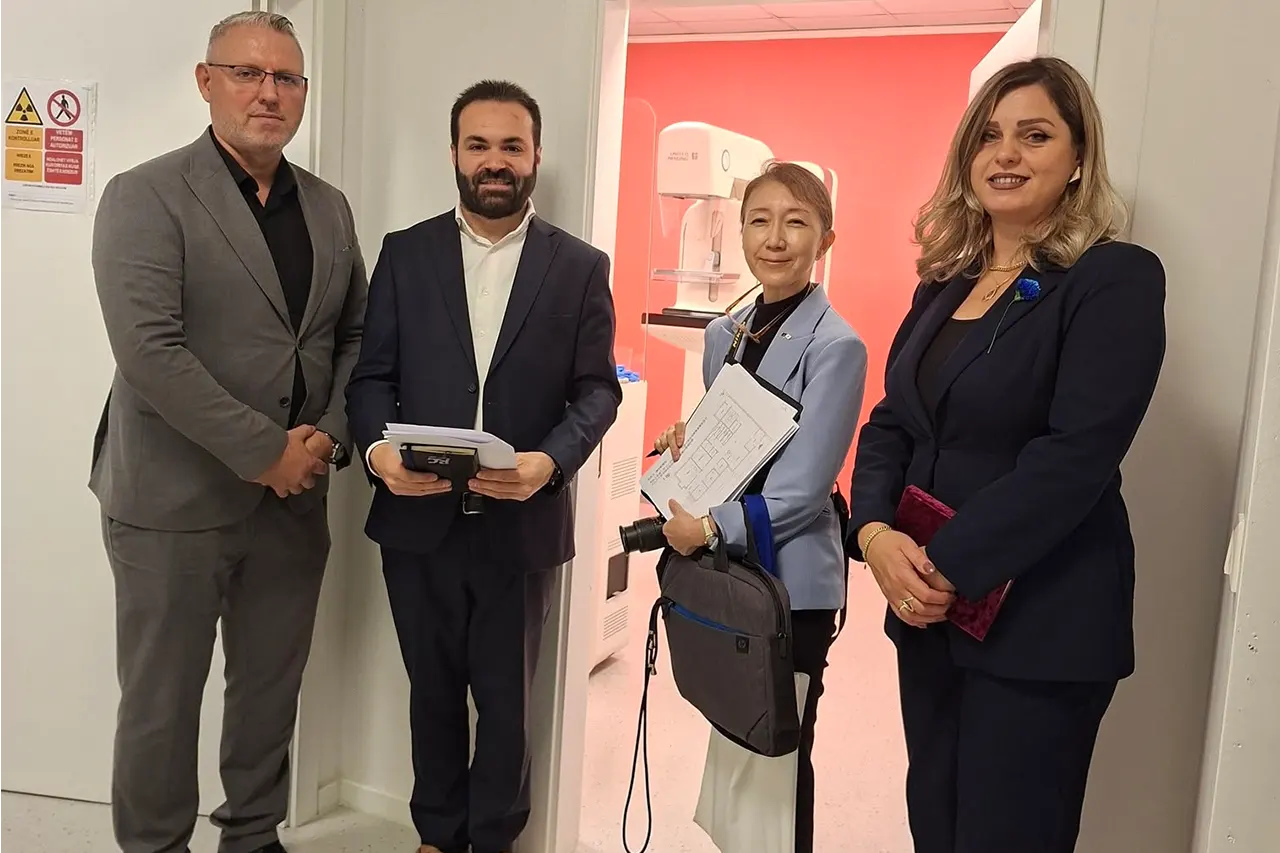 Në fokus të takimit ishte pajisja e Departamentit të Radiologjisë me pajisje të reja radiologjike