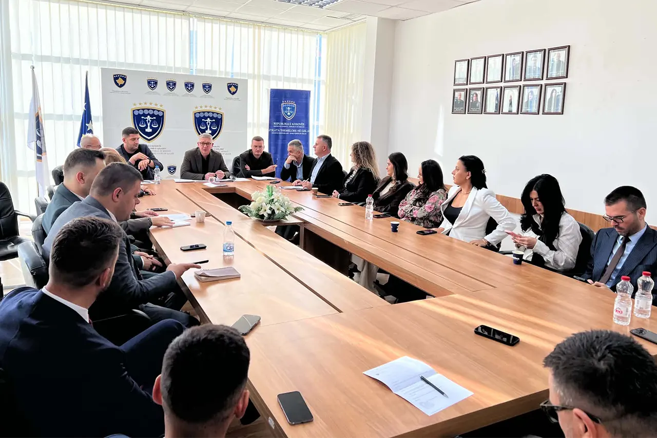 Kryetari i Gjykatës Themelore në Gjilan, Venhar Salihu vlerësoi angazhimin e gjyqtarëve dhe rezultatet e arritura