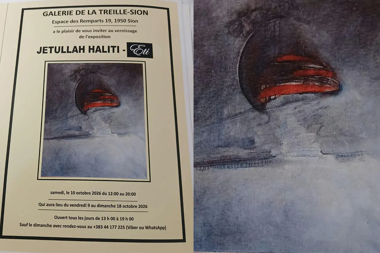 Stili “Profondist Eti”, i piktorit Jetullah Haliti, kthehet me ekspozitë në Sion të Zvicrës