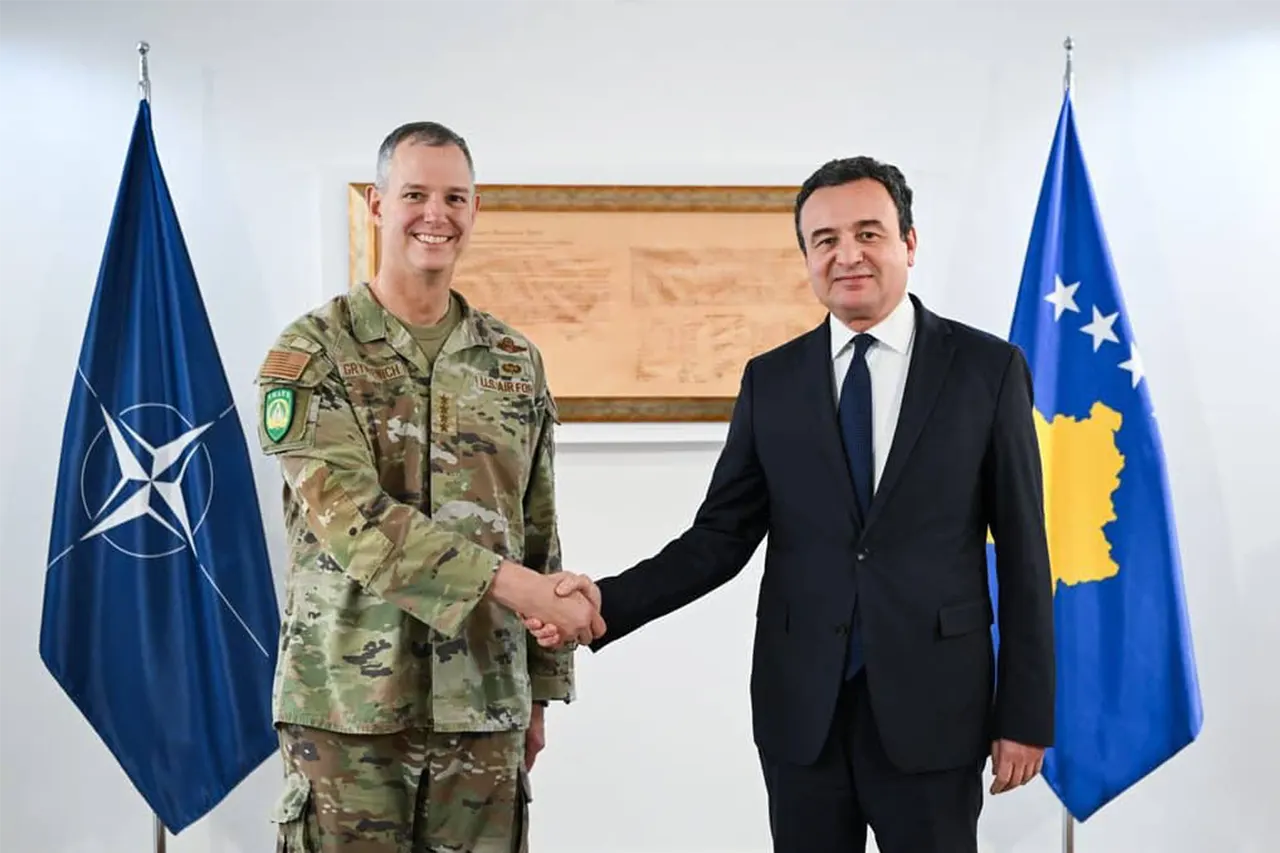 Kryeministri Kurti priti në takim Gjeneralin Grynkewich