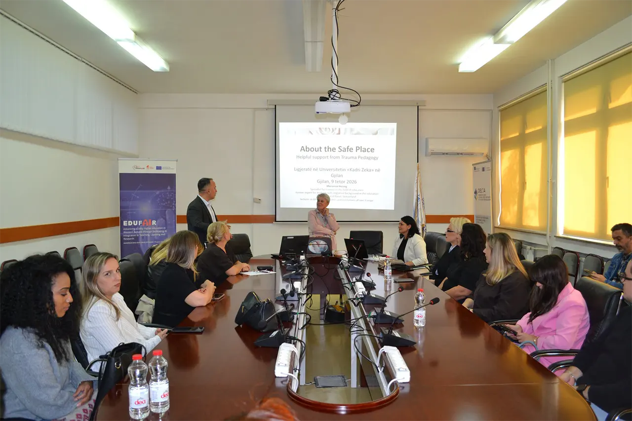 Në Universiteti Publik “Kadri Zeka” në Gjilan ligjëruan Marianne Herzog dhe Drita Ibrahimi