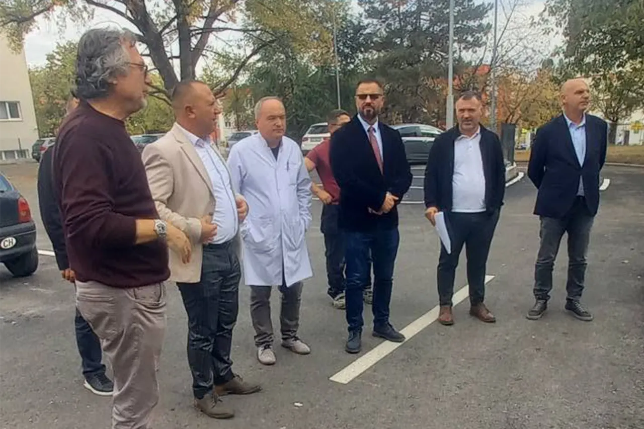 Drejtori i Përgjithshëm i SHSKUK-së viziton Spitalin e Gjilanit me rastin e përfundimit të punimeve infrastrukturore-rrugore